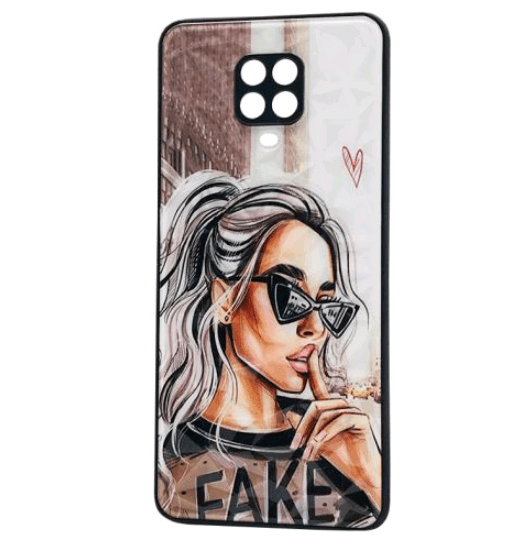 Накладка Ladies для Xiaomi Redmi Note 9s / Note 9 Pro / Note 9 Pro Max "Selfie"-0