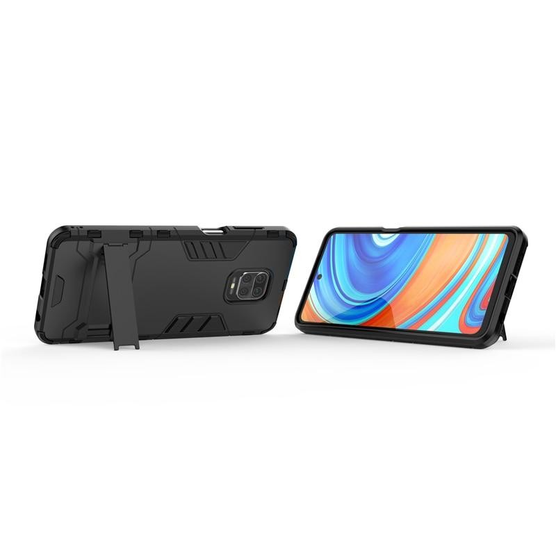Накладка Hard Defence для Xiaomi Redmi Note 9s/Pro/Pro Max чорна-1