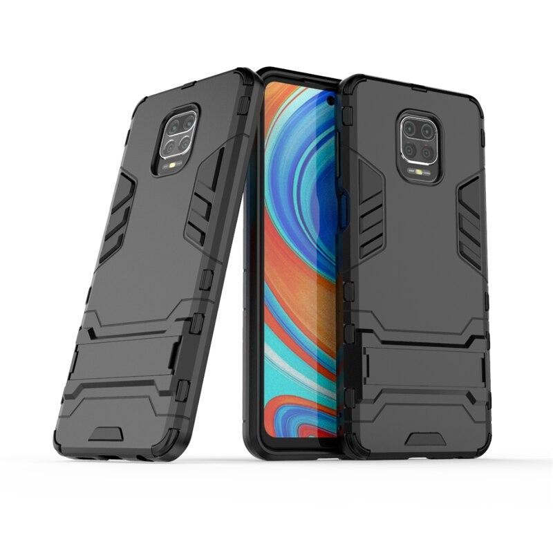 Накладка Hard Defence для Xiaomi Redmi Note 9s/Pro/Pro Max чорна-0
