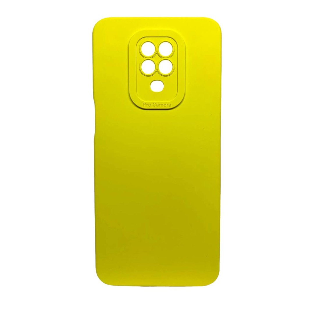 Накладка Color style з мікрофіброю для Xiaomi Redmi Note 9s/Note 9 Pro Yellow-0