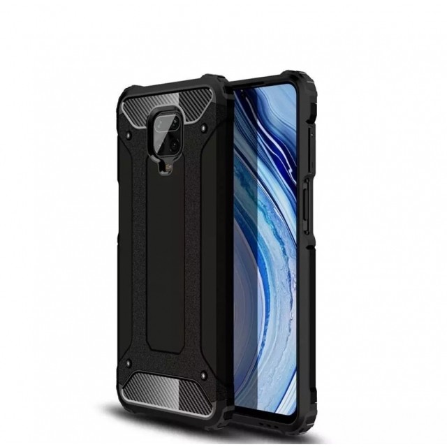 Накладка Armor для Xiaomi Redmi Note 9s/Pro/Pro Max чорна-0