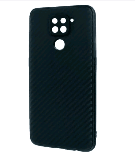 Накладка Carbon для Xiaomi Redmi Note 9 (Black)-0