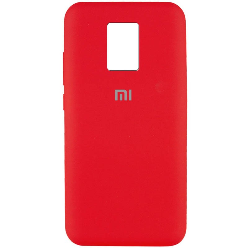 Silicone Cover Full Protective (AA) для Xiaomi Redmi Note 9s / Note 9 Pro  (Red)-0