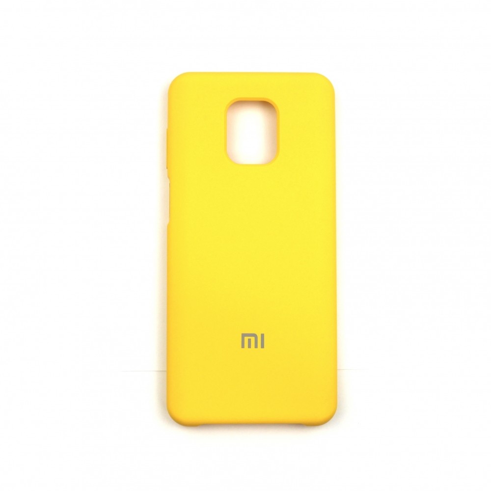 Silicone Case для Xiaomi Redmi Note 9s/Note 9 Pro  (Yellow)-0