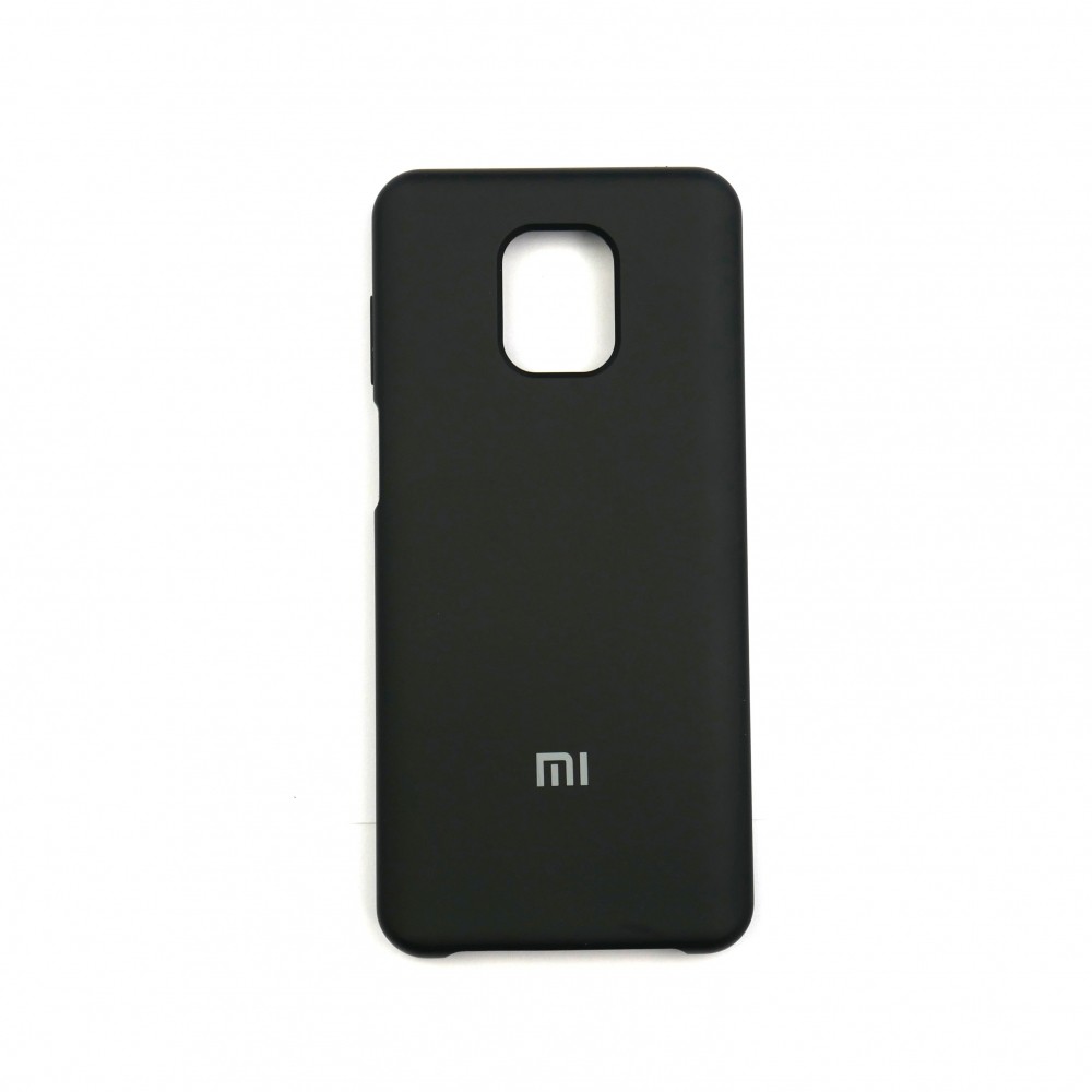 Silicone Case для Xiaomi Redmi Note 9s/Note 9 Pro/Note 9 Pro Max (Black)-0
