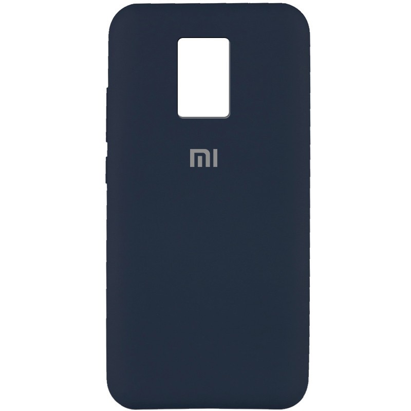 Silicone Cover Full Protective (AA) для Xiaomi Redmi Note 9s / Note 9 Pro  (Midnight Blue)-0