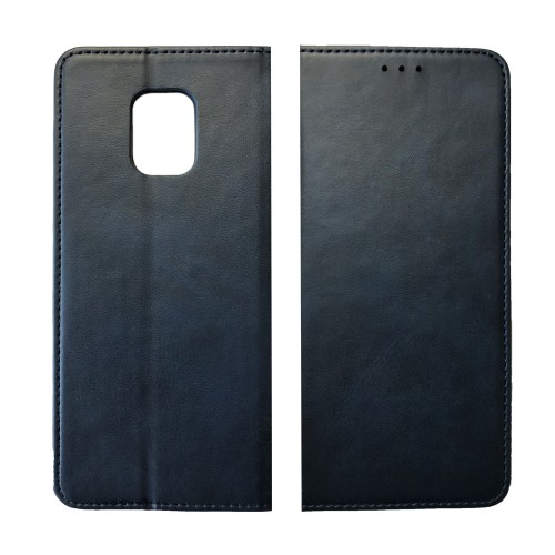 Книжка Black TPU Magnet для Xiaomi Redmi Note 9s/Note 9 Pro/Note 9 Pro Max Синя-0