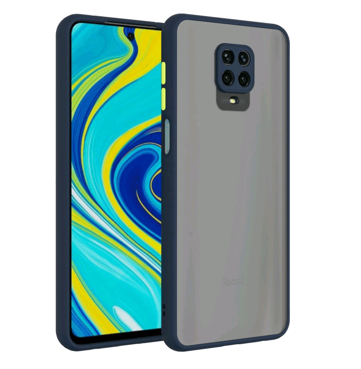 Накладка Totu Gingle Camera для Xiaomi Redmi Note 9s/Redmi Note 9 Pro синя-0