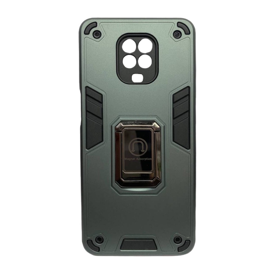 Накладка Armor Magnet Ring case для Xiaomi Note 9s/Note 9 Pro зелена-0