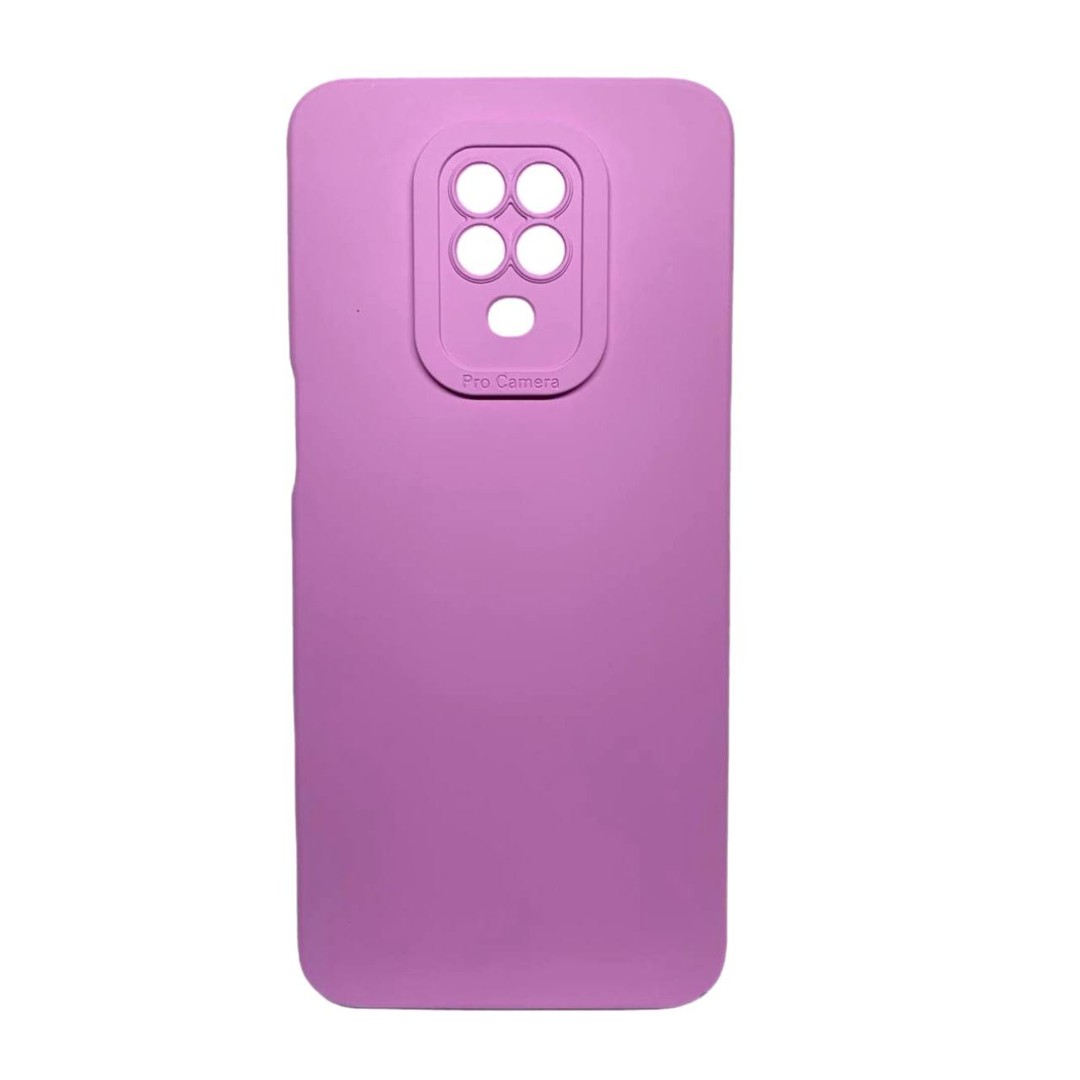 Накладка Color style з мікрофіброю для Xiaomi Redmi Note 9s/Note 9 Pro Purple-0