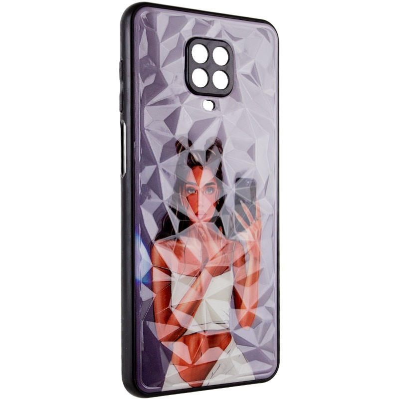 Накладка Ladies Camera для Xiaomi Note 9s/Note 9 Pro Black in white-1