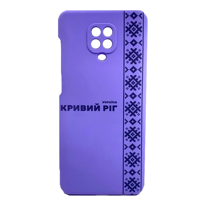 Накладка Wave Ukrainian cities для Xiaomi Note 9s/Note 9 Pro (Кривий Ріг, бузковий)-0