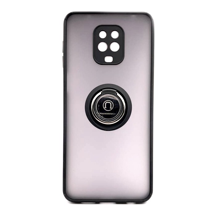 Накладка Totu Gingle Ring для Xiaomi Redmi Note 9s/Note 9 Pro чорна-0