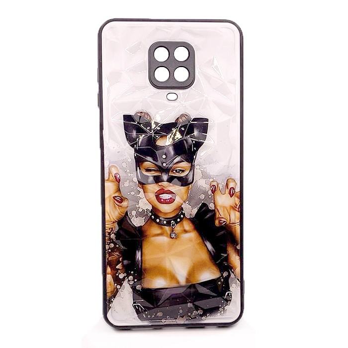 Накладка Ladies для Xiaomi Note 9s / Note 9 Pro Жінка-кішка-0
