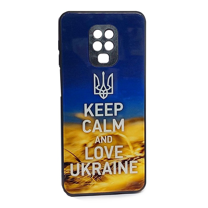 Накладка Marble Clouds для Xiaomi Note 9 Pro/Note 9s KEEP CALM (скляний)-0