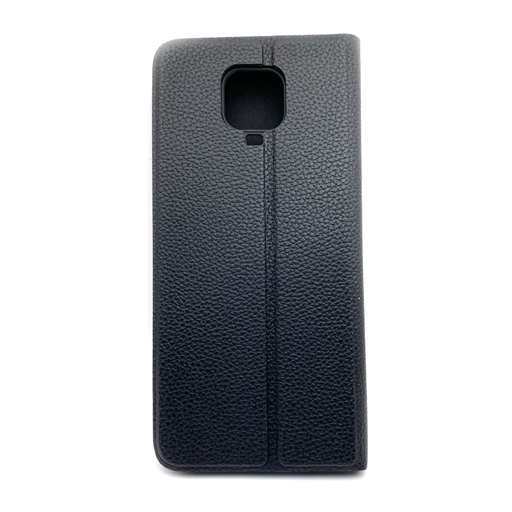Книжка Leather Flip case для Xiaomi Redmi Note 9s/Note 9 Pro (Black)-1