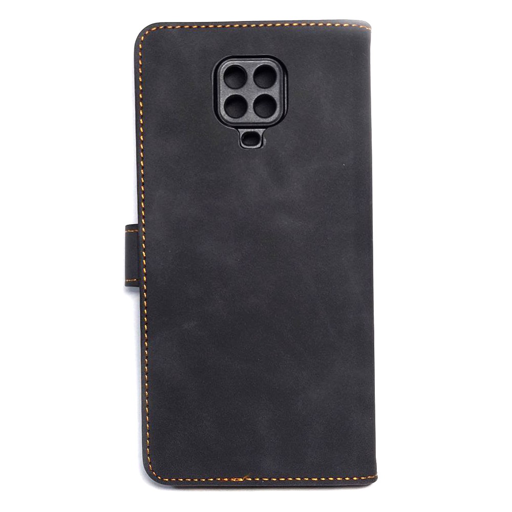 Книжка Cover Stylish Slot Matte для Xiaomi Redmi Note 9s/Note 9 Pro (Чорна)-1