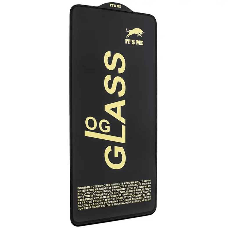 Захисне скло OG Glass для Xiaomi Note 9S/Note 9 Pro/11T//Poco X3/Poco X3 Pro/X4 Pro 5G/F3/F4/ Black Shark 4/Note 10 Pro 4G/Note 11 Pro-0