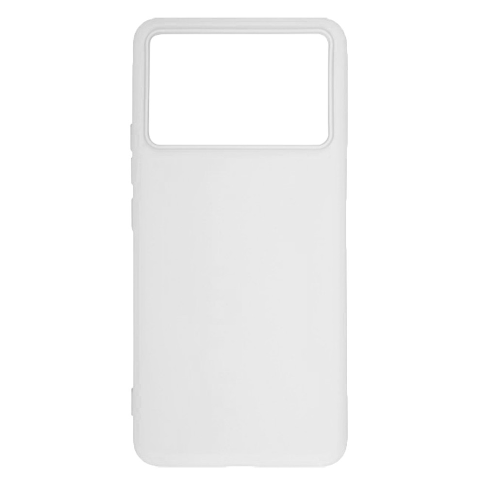 Silicone Cover Full Protective without Logo (A) для Xiaomi Poco X6 Pro (White)-0