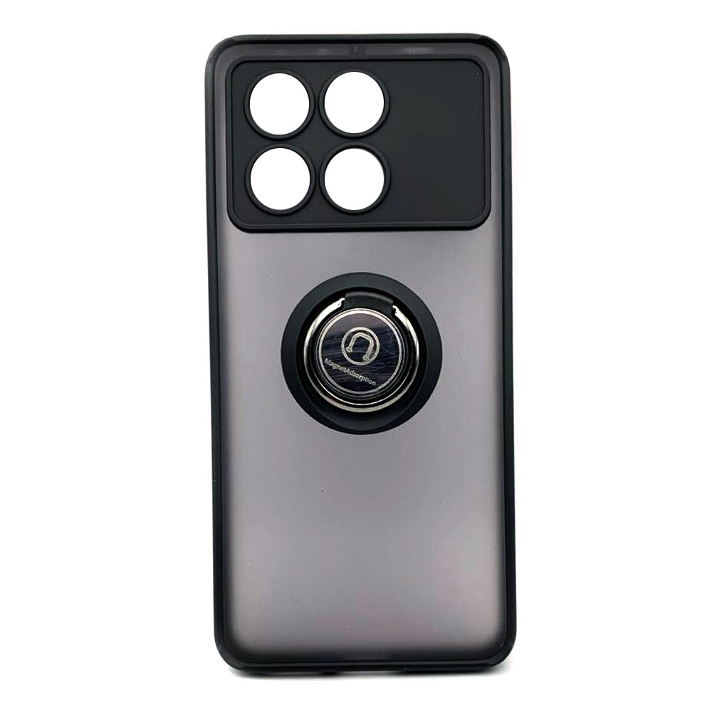 Накладка Totu Gingle Ring для Xiaomi Poco X6 Pro 5G чорна-0