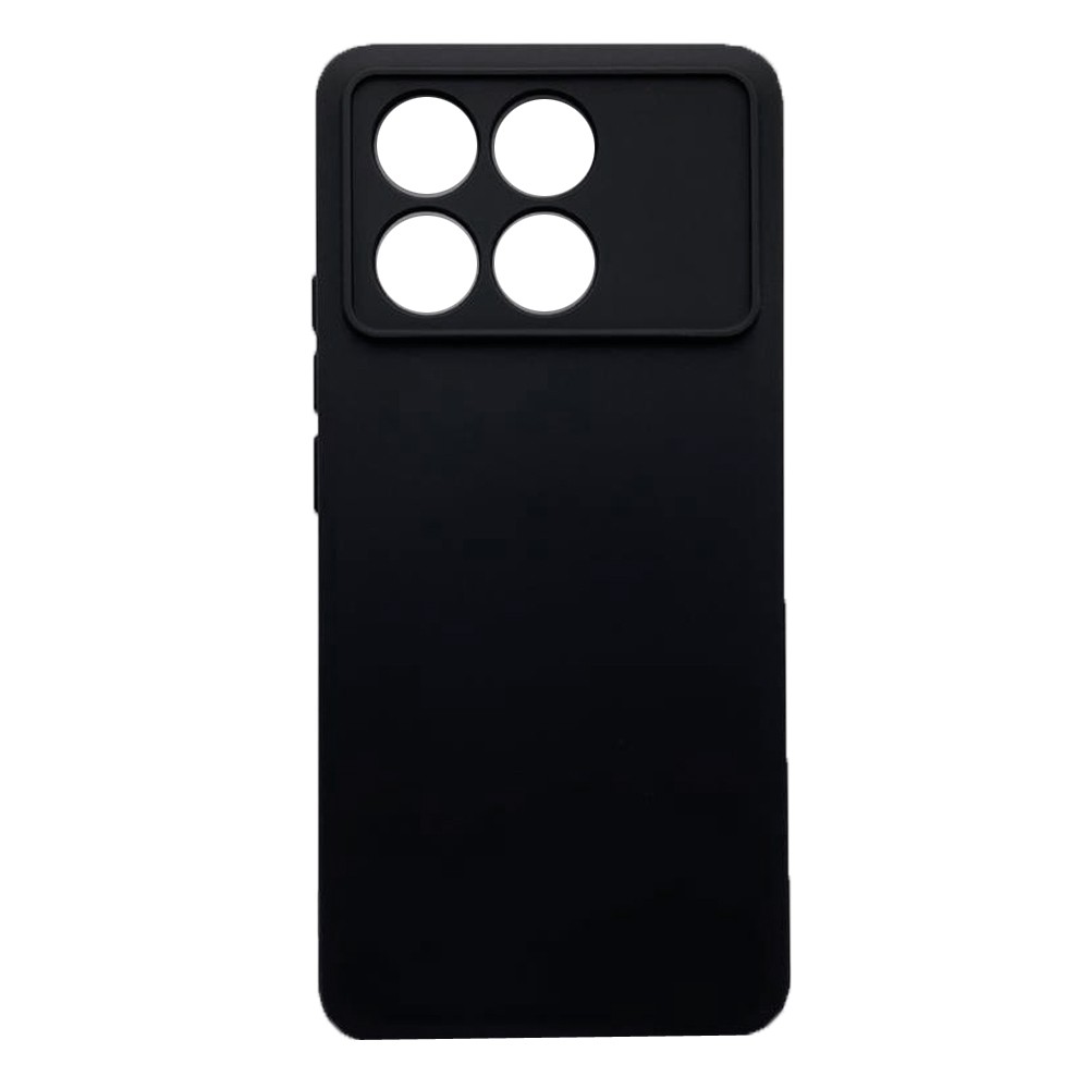 Silicone Cover Full Camera without Logo (A) для Xiaomi Poco X6 Pro (Black)-0