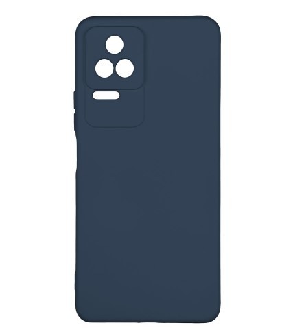Silicone Case Full Camera no logo для Xiaomi Poco F4 Blue-0
