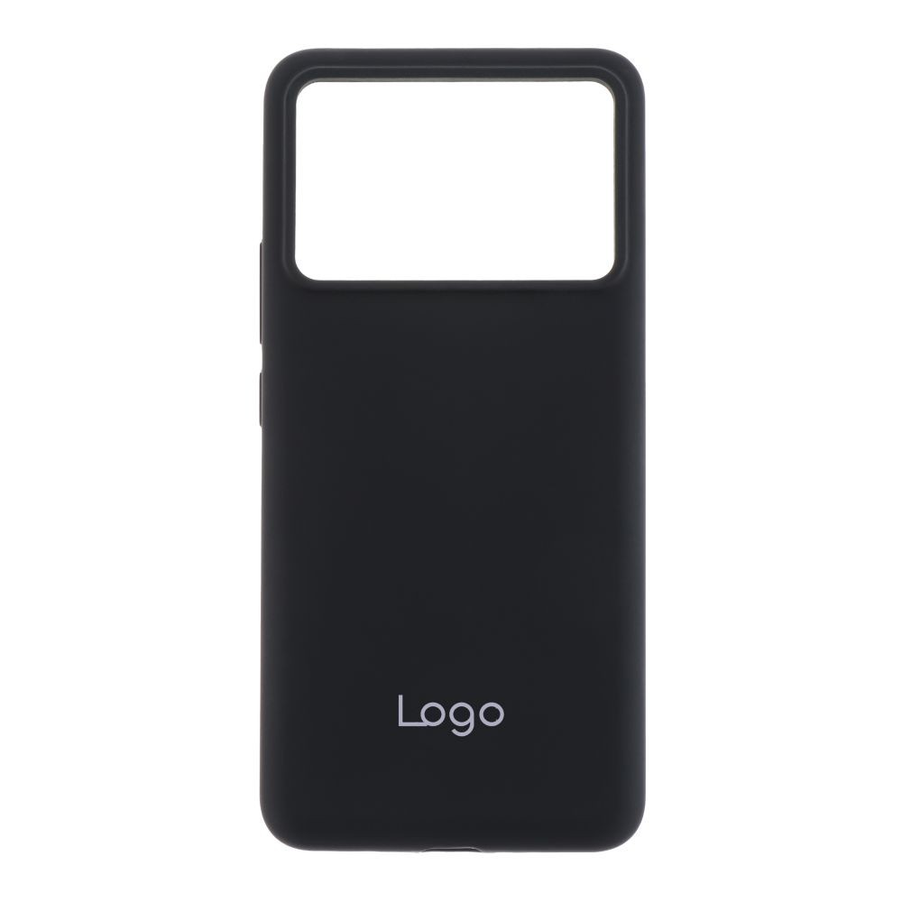 Чохол Liquid Silicone (AA) для Xiaomi Poco F6 Pro (Black)-0
