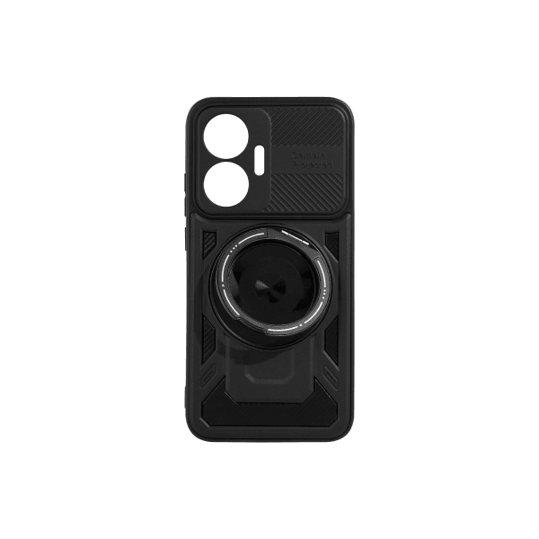 Чохол Hard Carbon Fiber для Xiaomi Poco F7 чорний-0