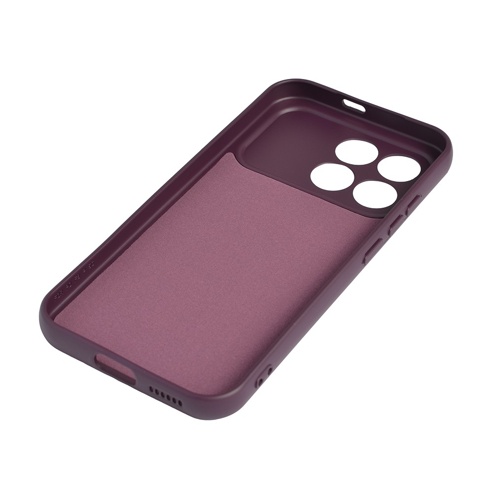 Накладка Silicone case SMTT для Xiaomi Poco F8 Pro / K90 темно-фіолетова-1