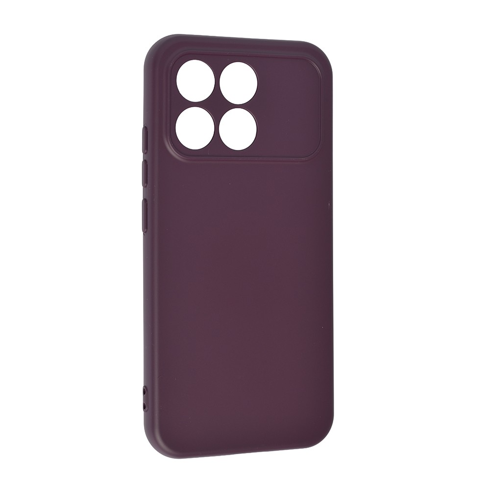 Накладка Silicone case SMTT для Xiaomi Poco F8 Pro / K90 темно-фіолетова-0