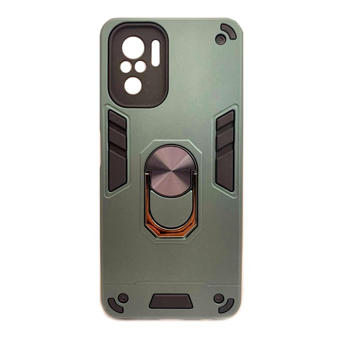 Накладка Armor Magnet Ring case для Xiaomi Note 10 4G/Note 10s/Poco M5s зелена-0