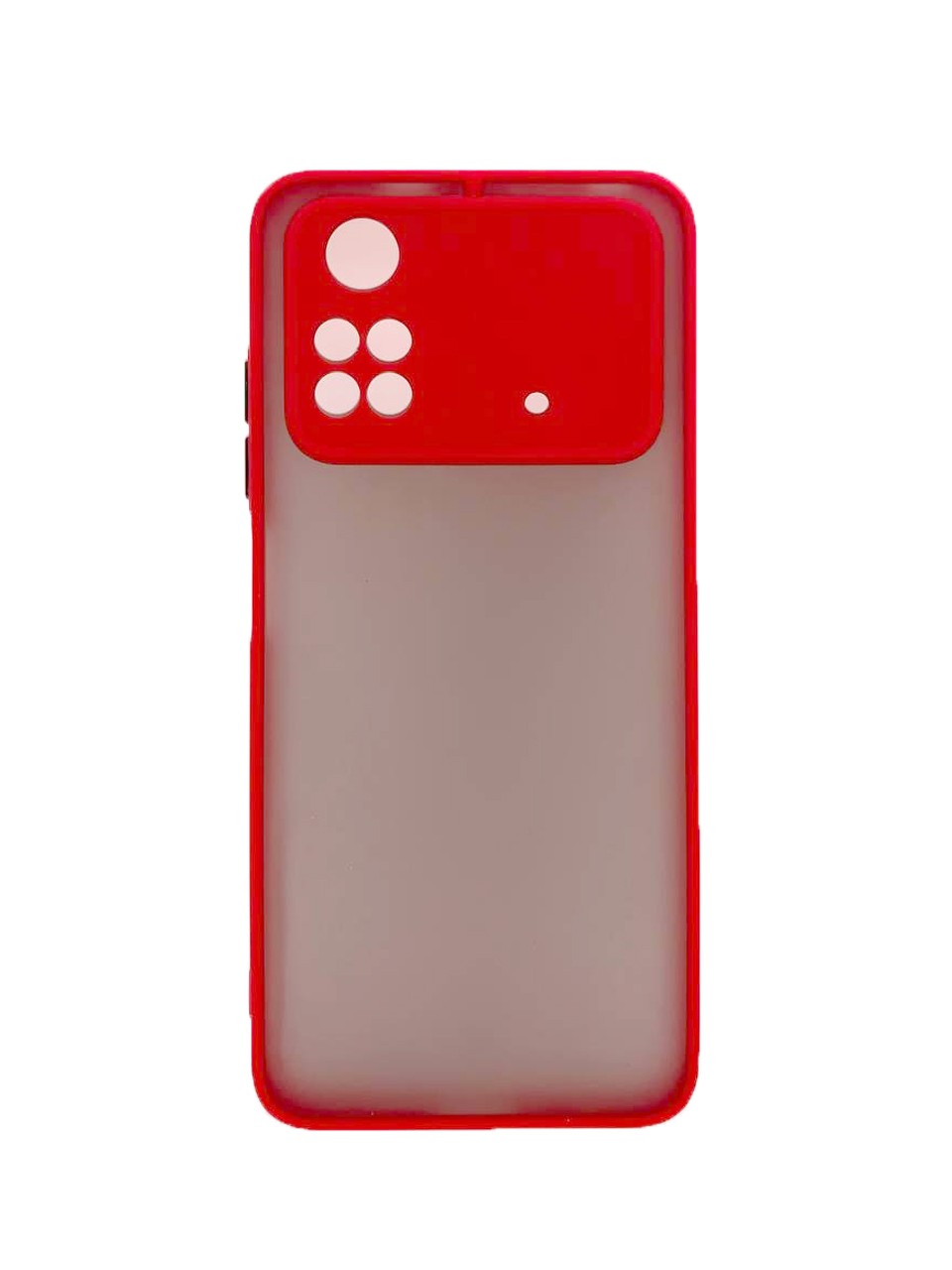 Накладка Totu Gingle Camera для Xiaomi Poco M4 Pro 4G червона-0