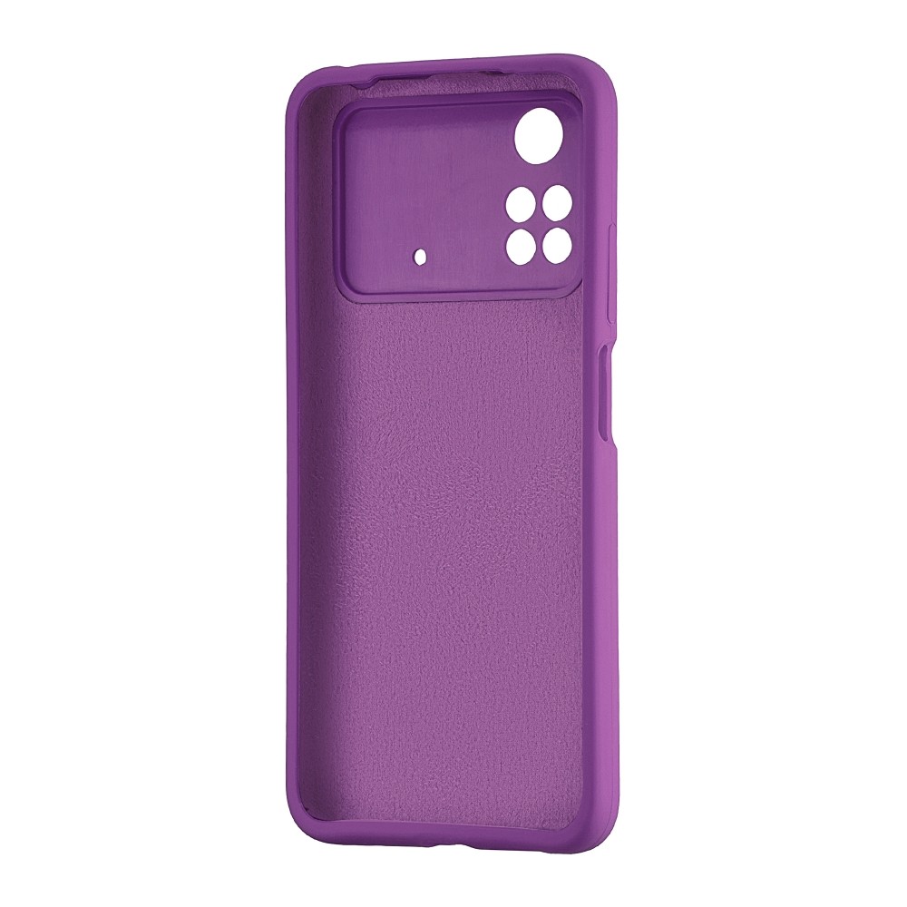 Накладка Fibra для Xiaomi Poco M4 Pro 4G (Purple)-1