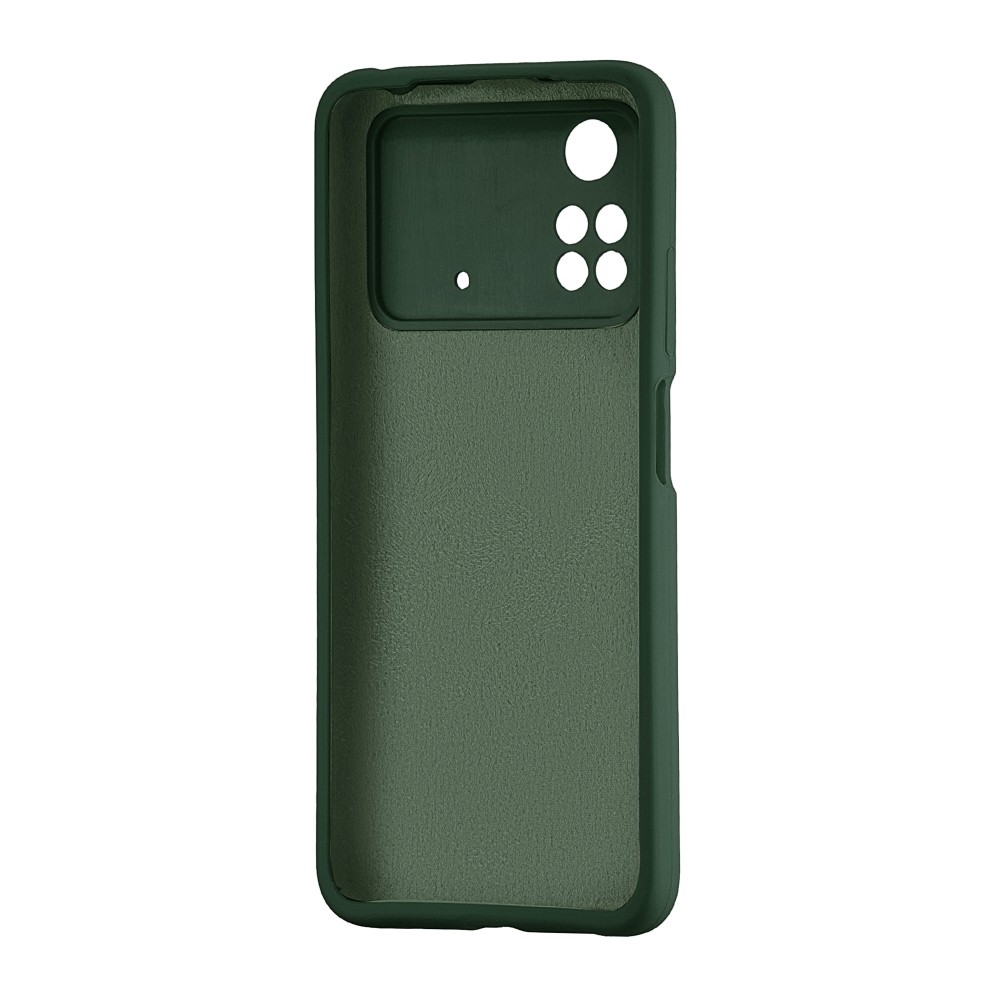 Накладка Fibra для Xiaomi Poco M4 Pro 4G (Dark green)-1