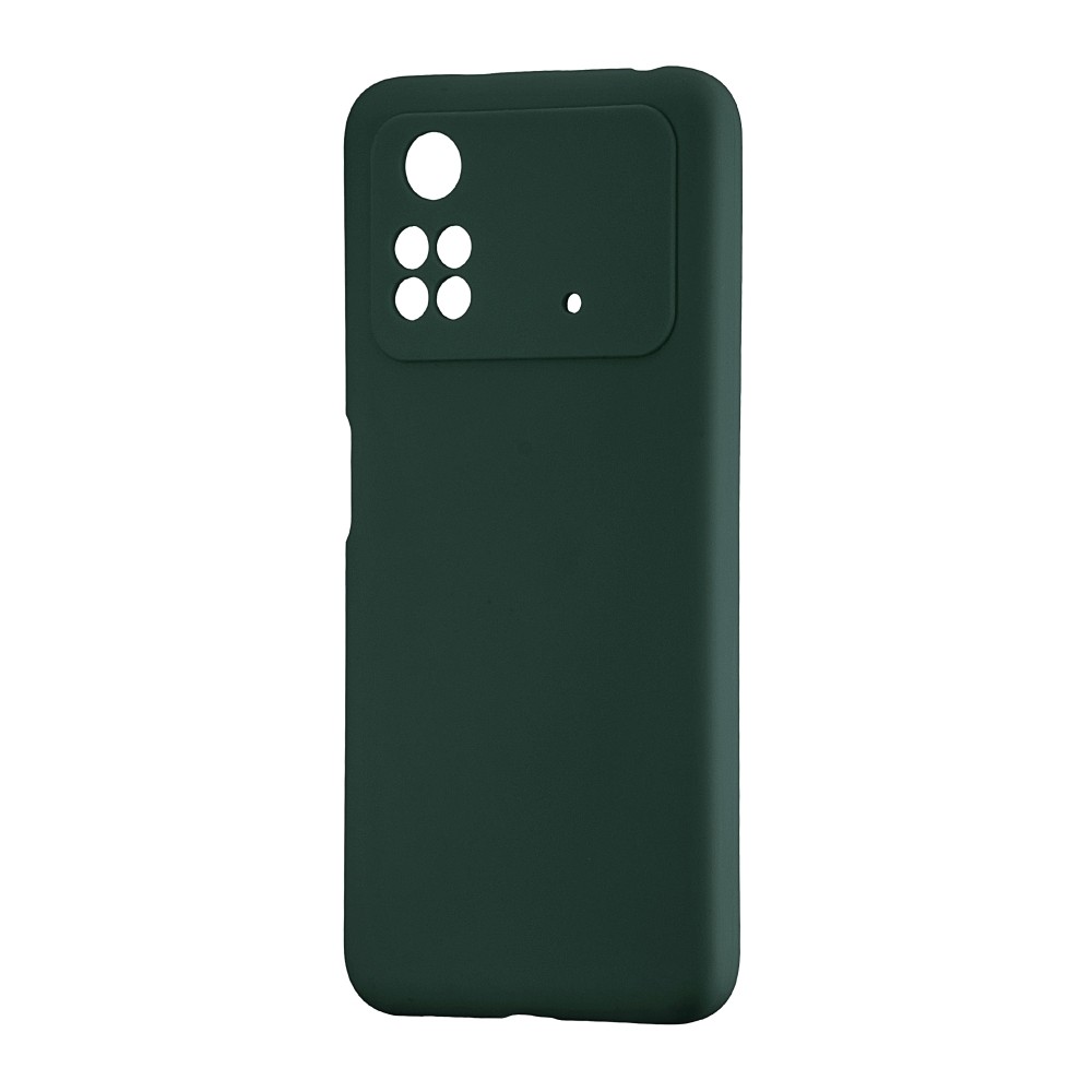 Накладка Fibra для Xiaomi Poco M4 Pro 4G (Dark green)-0