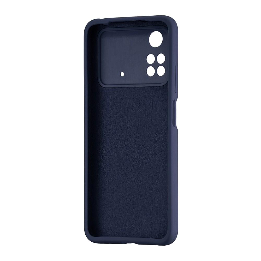 Накладка Fibra для Xiaomi Poco M4 Pro 4G (Midnight blue)-1