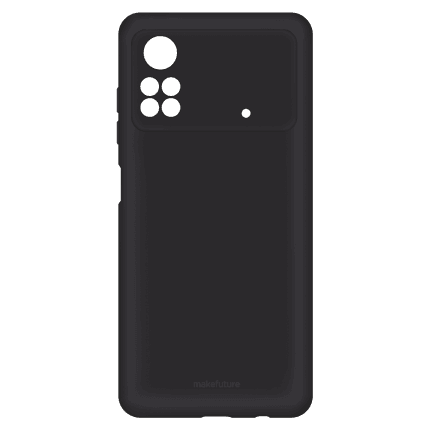 Накладка Cool Black для Xiaomi Poco M4 Pro 4G (чорний)-0