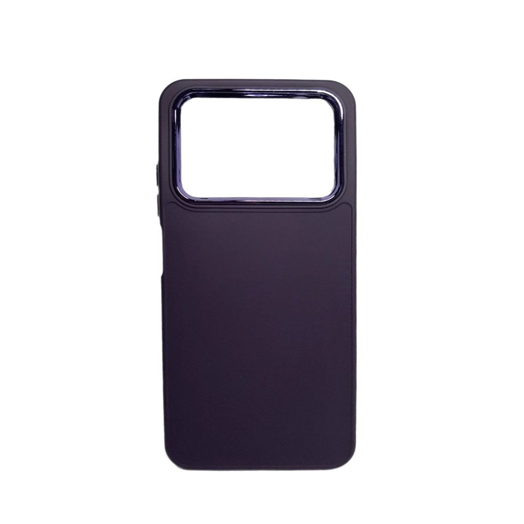 Накладка Matte Colorful Metal Frame Poco M4 Pro 4G (Elderberry)-0