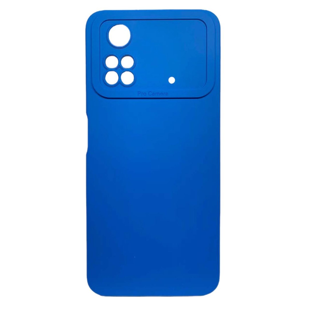 Накладка Color style з мікрофіброю для Xiaomi Poco M4 Pro 4G Blue-0