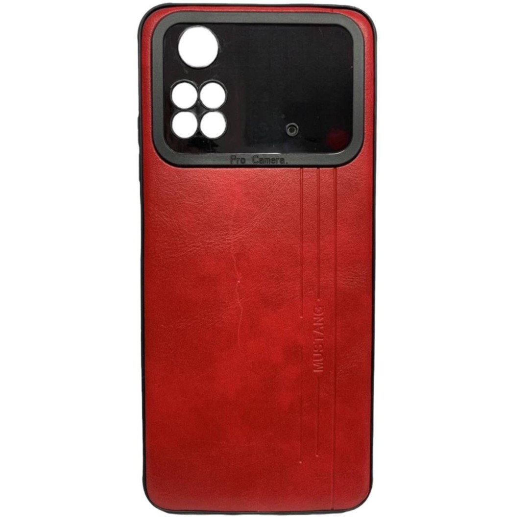 Накладка Mustang для Xiaomi Poco M4 Pro 4G Red-0