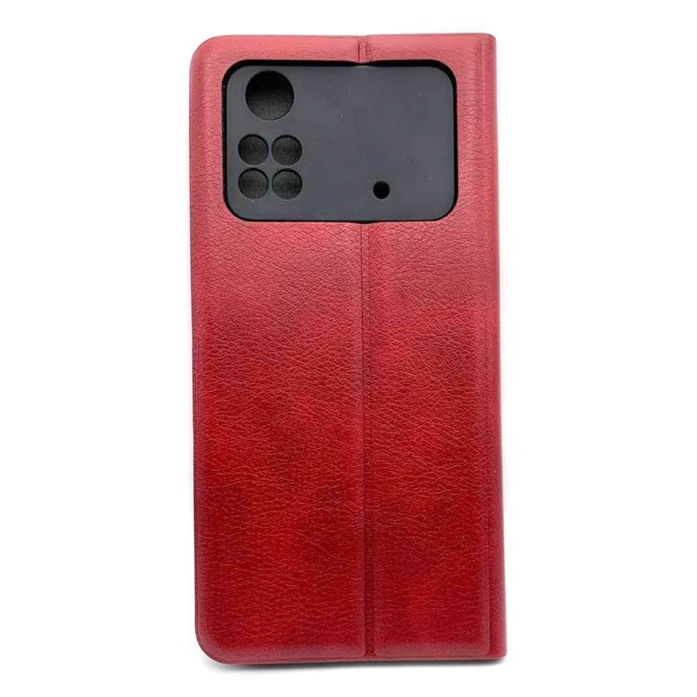 Книжка Mustang для Xiaomi Poco M4 Pro 4G Бордова-1