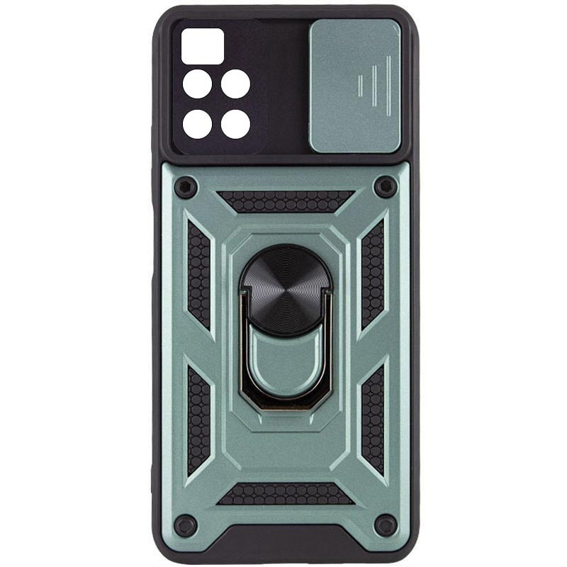Накладка  Camshield Serge Ring for Magnet для Xiaomi Poco M4 Pro 5G (Зелена)-0