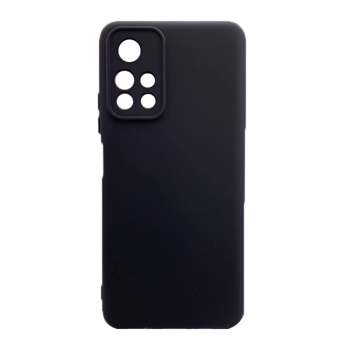 Silicone Cover Full Camera without Logo (A) для Xiaomi Poco M4 Pro 5G  (Black)-0