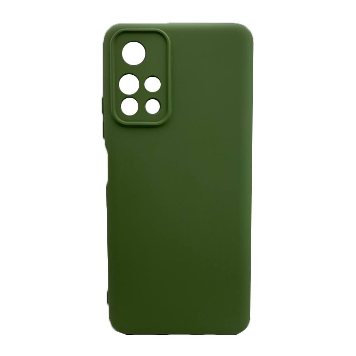 Silicone Cover Full Camera without Logo (A) для Xiaomi Poco M4 Pro 5G  (Virid)-0