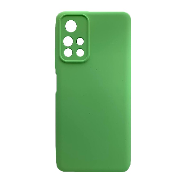 Silicone Cover Full Camera without Logo (A) для Xiaomi Poco M4 Pro 5G  (Mint)-0