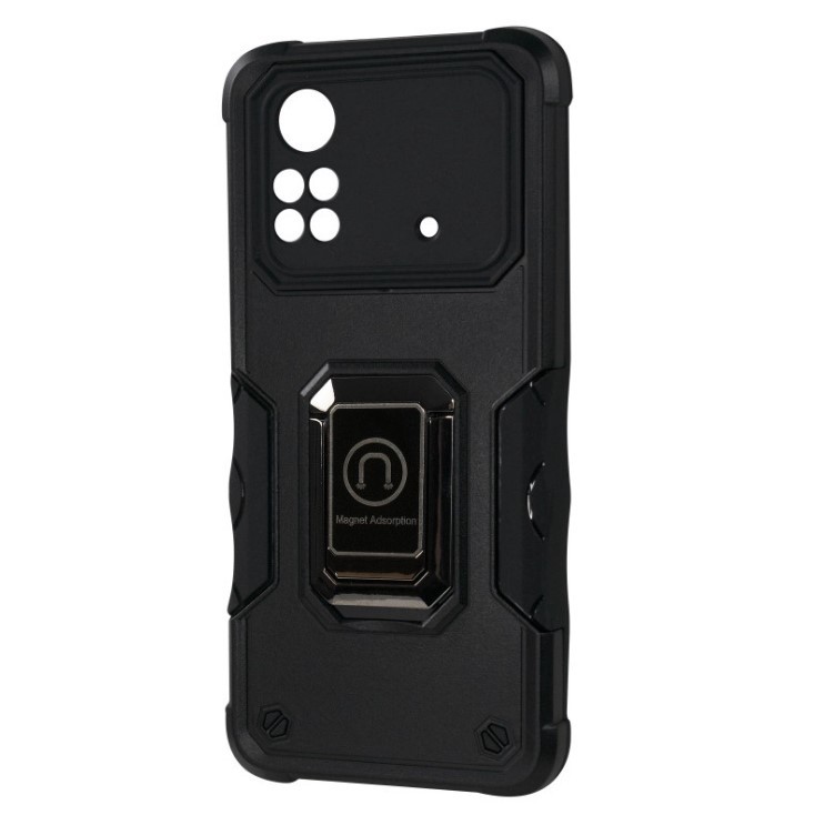 Накладка Armor Magnet Ring case для Xiaomi Poco M4 Pro 4G-0