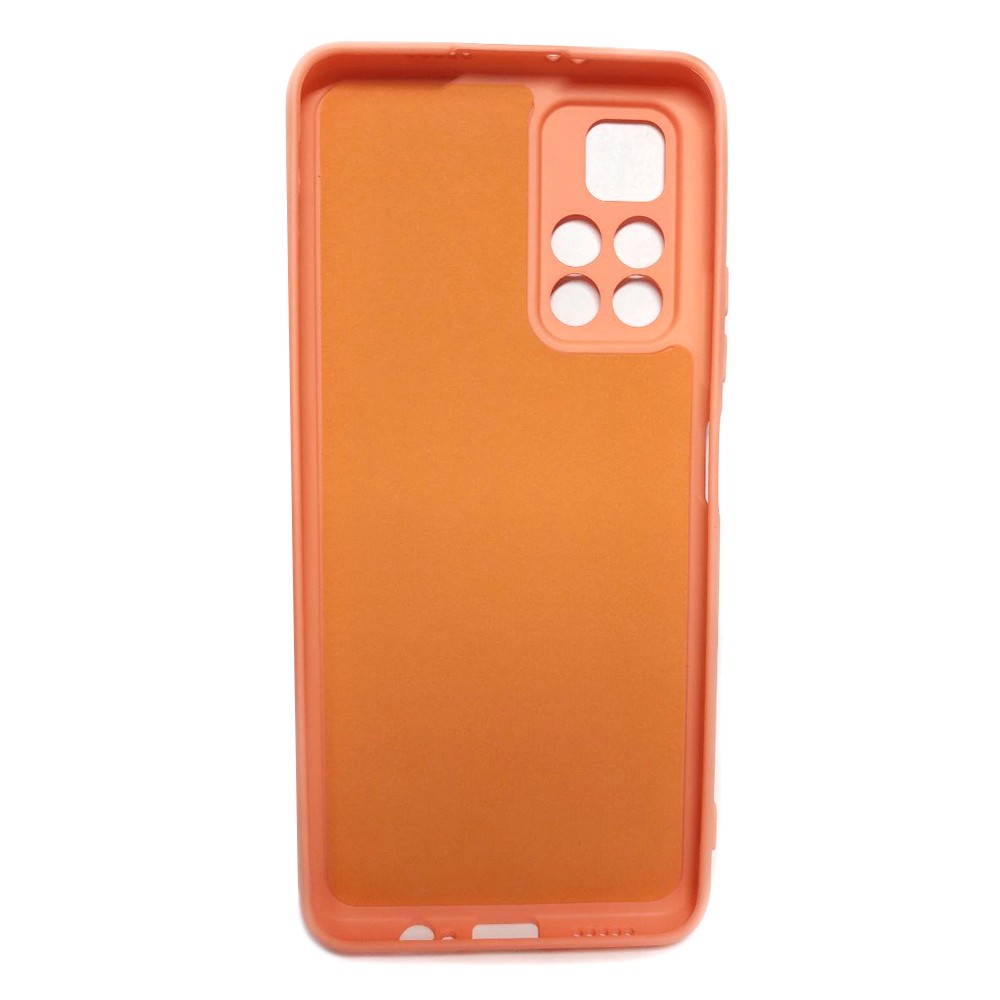 Silicone Cover Full Camera without Logo (A) для Xiaomi Poco M4 Pro 5G (Peach)-1