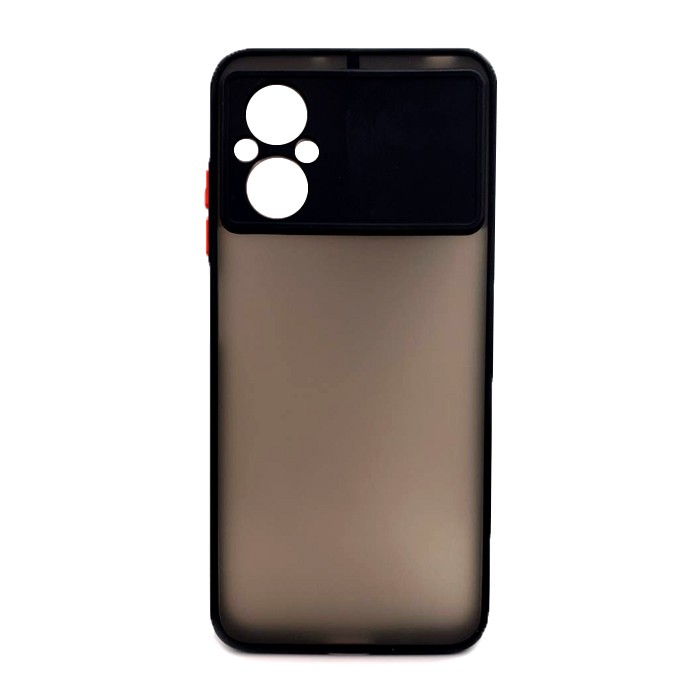 Накладка Totu Gingle Camera для Xiaomi Poco M5 чорна-0