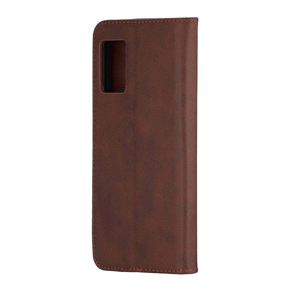 Книжка Black TPU Magnet для Xiaomi Poco M5 4G коричнева-1