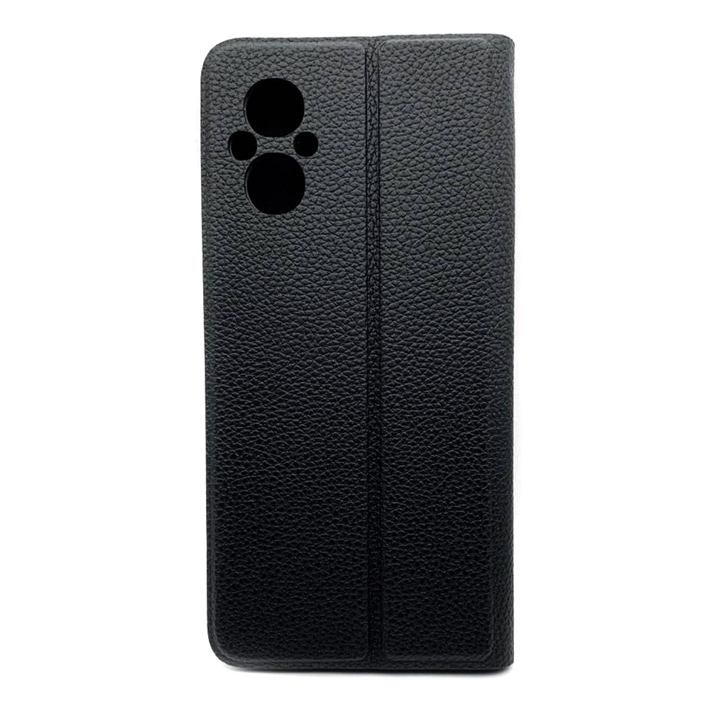 Книжка Leather Flip case для Xiaomi Poco M5 (Black)-1
